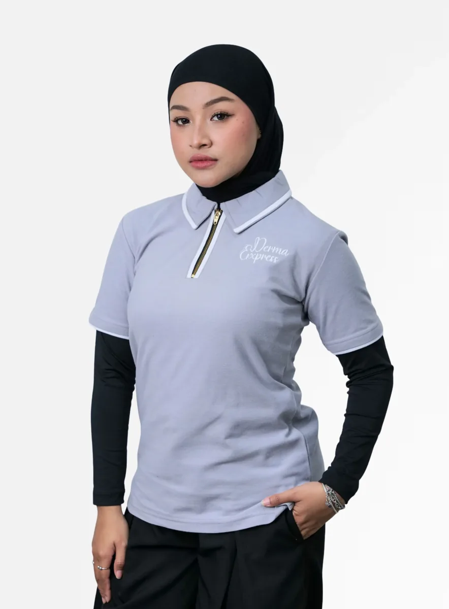Jasa Kaos Polo Maklon untuk Seragam Klinik Derma Express